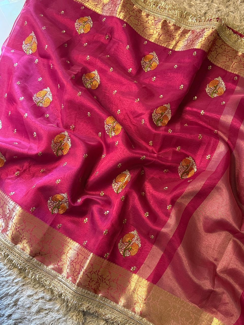 Tissue silk saree