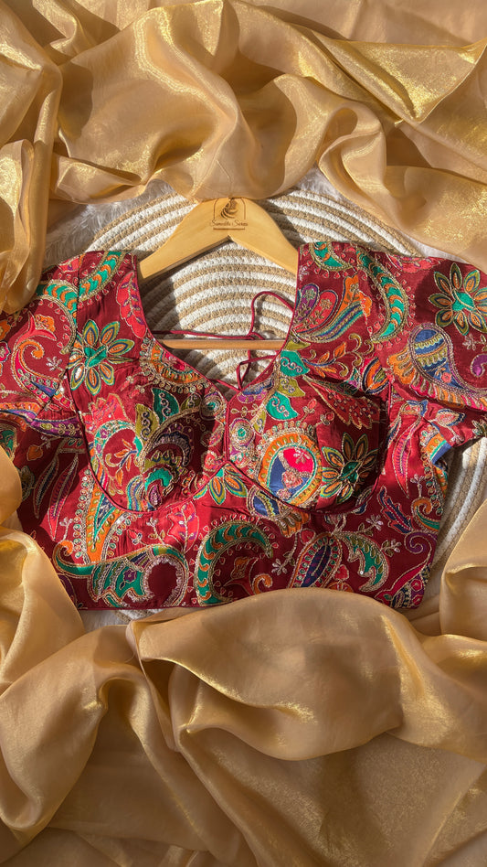 Spaec satin silk saree