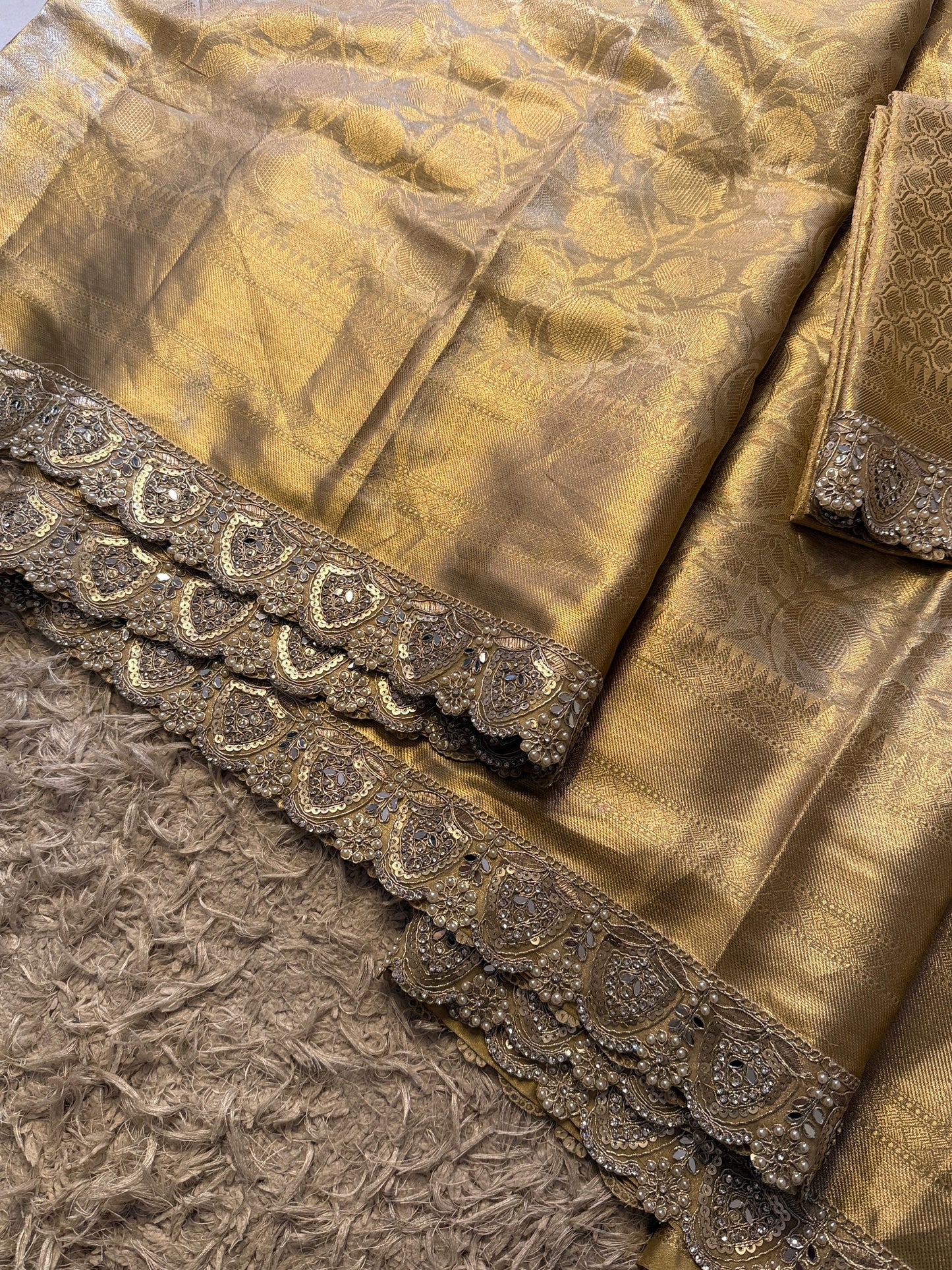 Premium Kanjivaram Katan Tissue Silk Saree