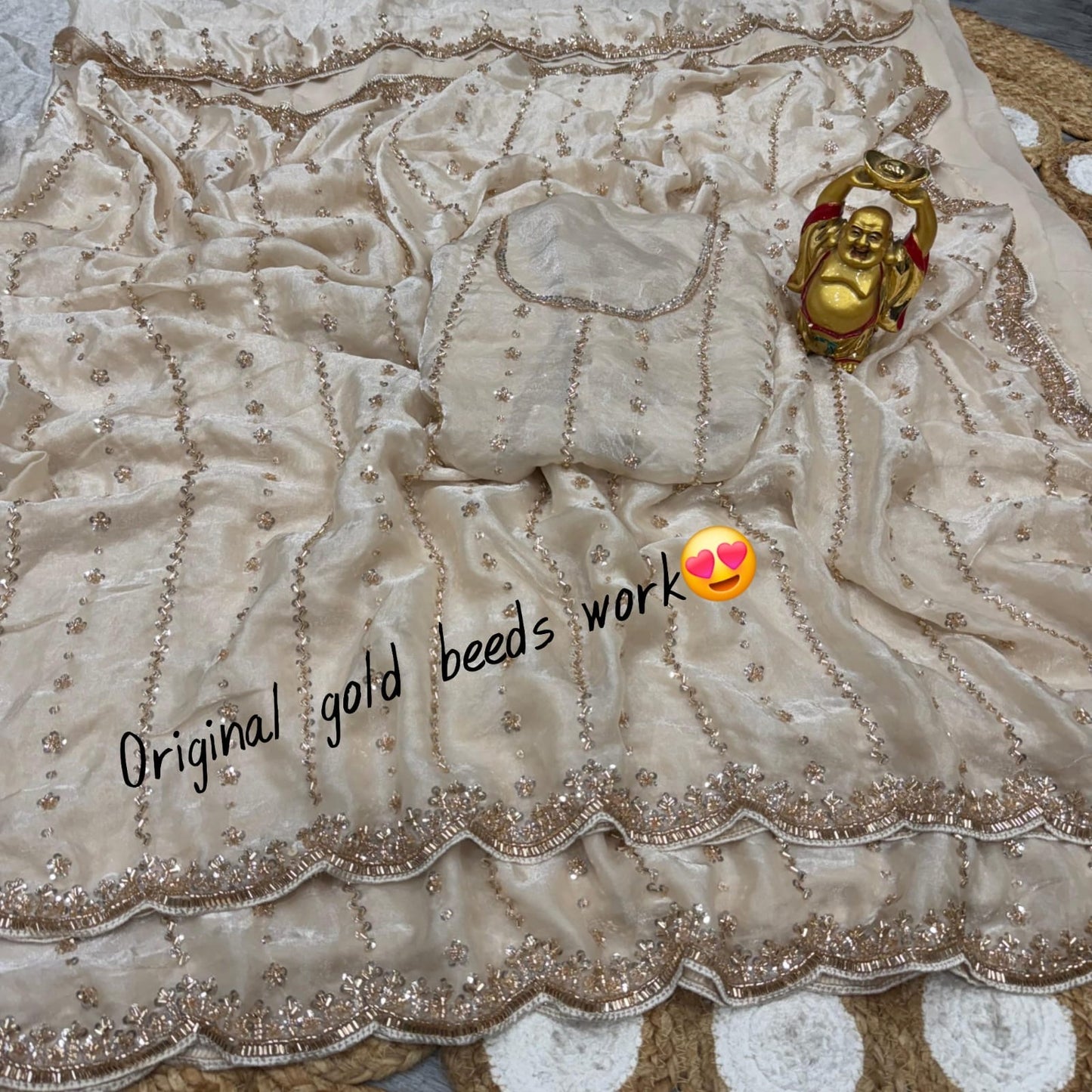 Space silk saree