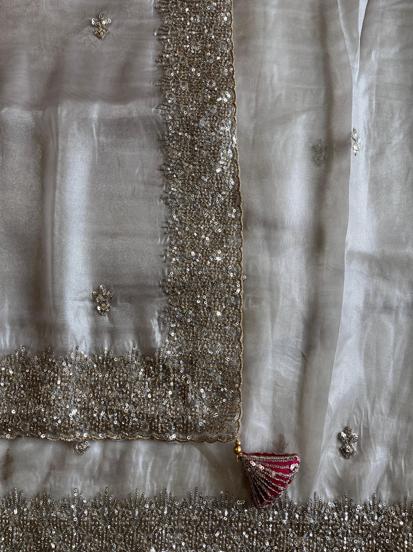 Pure tissue saree
