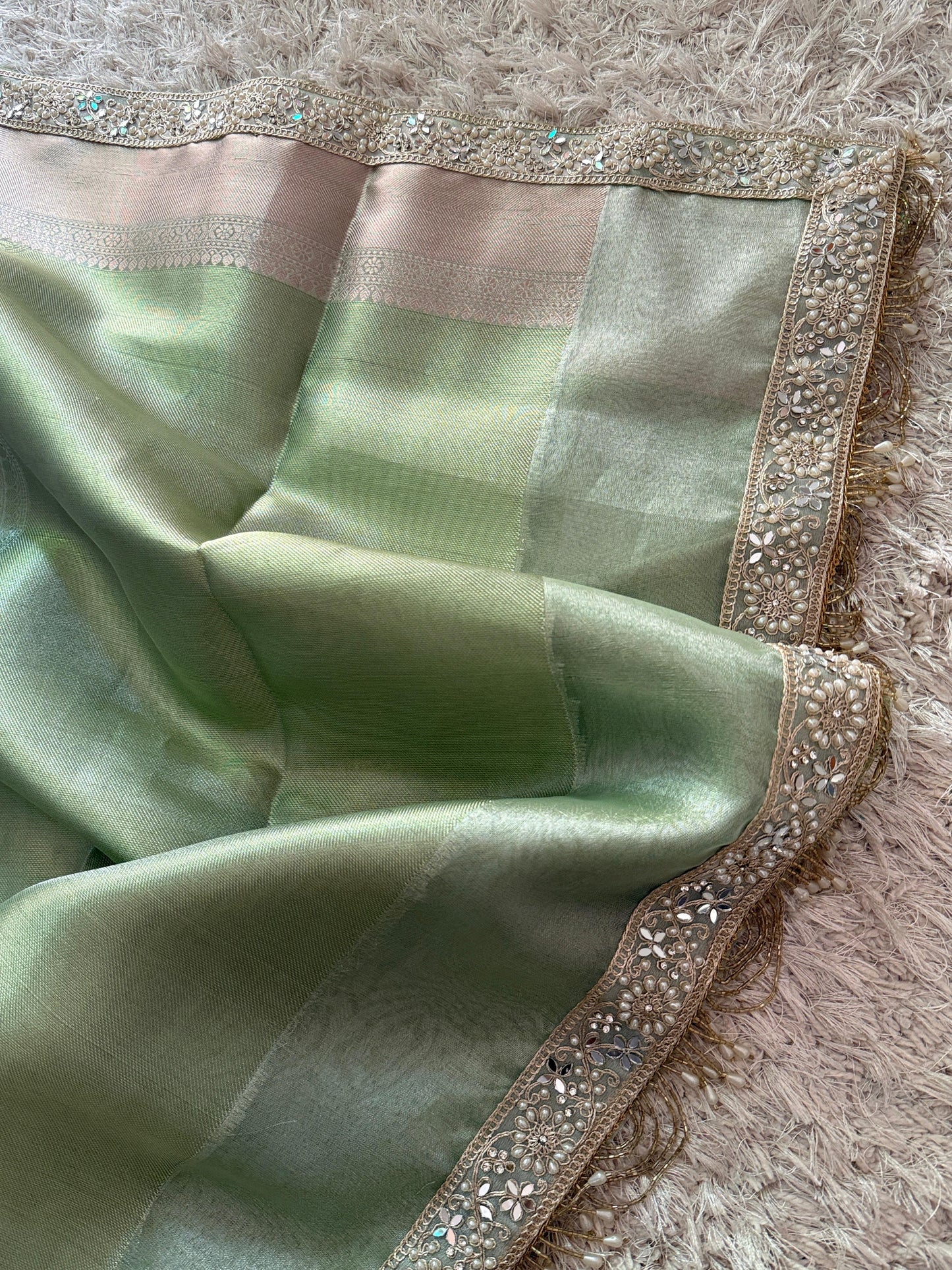 Banarasi Kanjivaram Bridal Katan Tissue Silk Saree