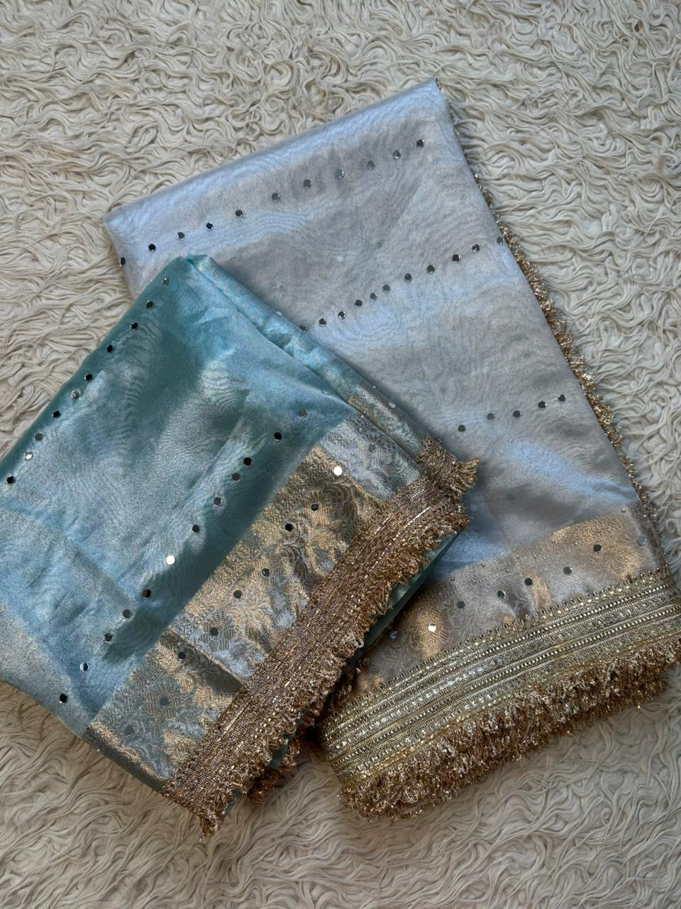 Banarasi maharani tissue in daimond avtar saree