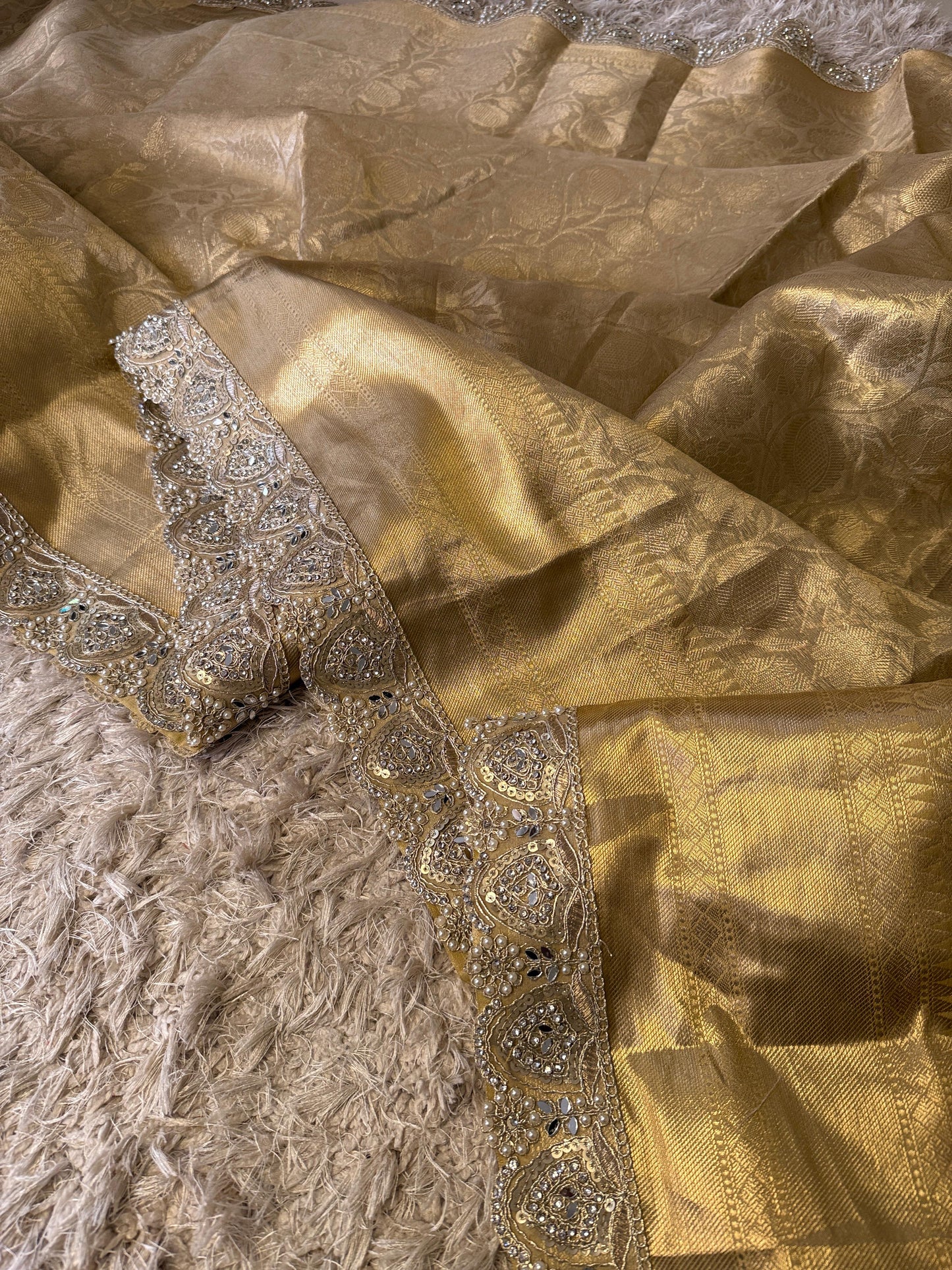 Premium Kanjivaram Katan Tissue Silk Saree