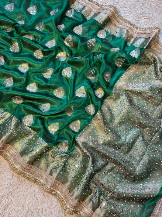 Banarasi maharani tissue saree