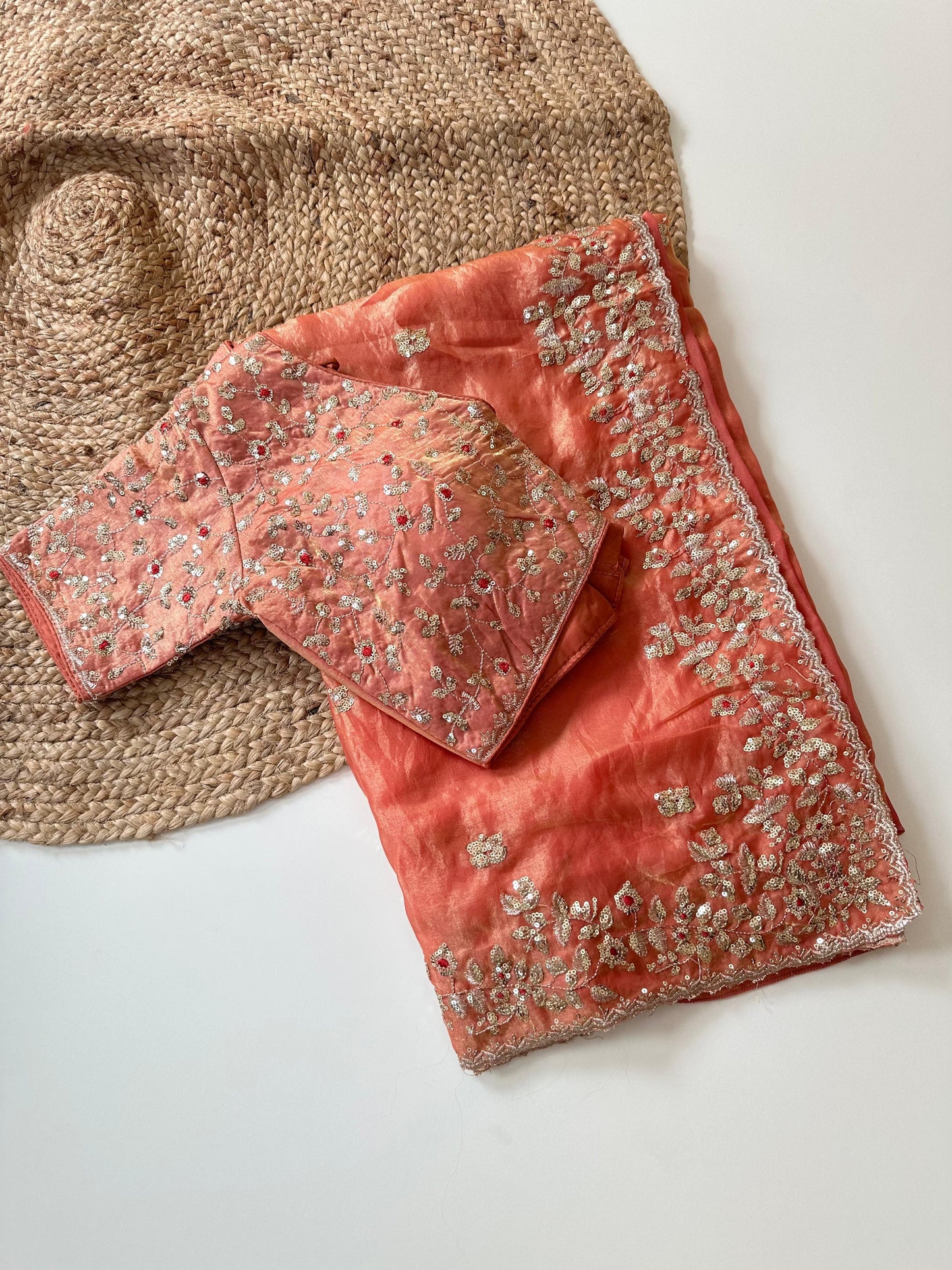 Soft satin silk saree