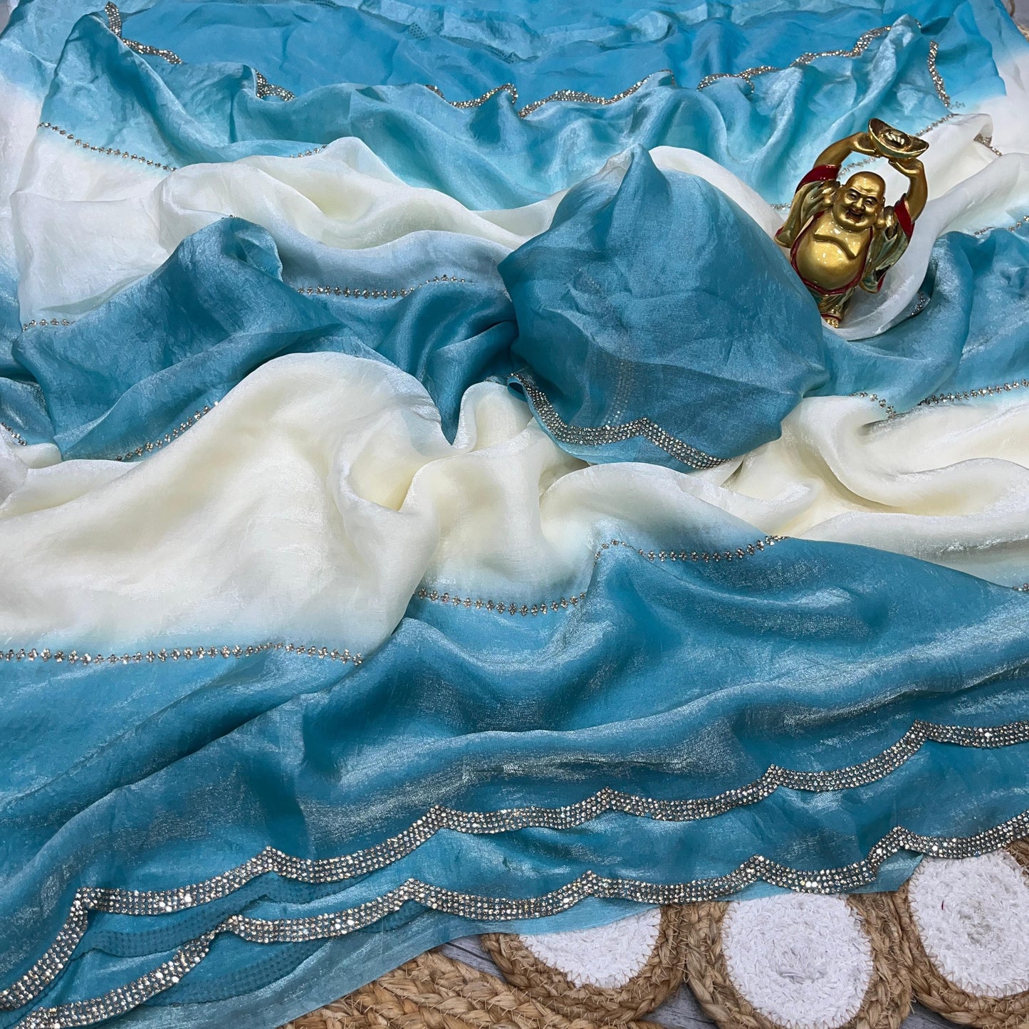 Space silk saree