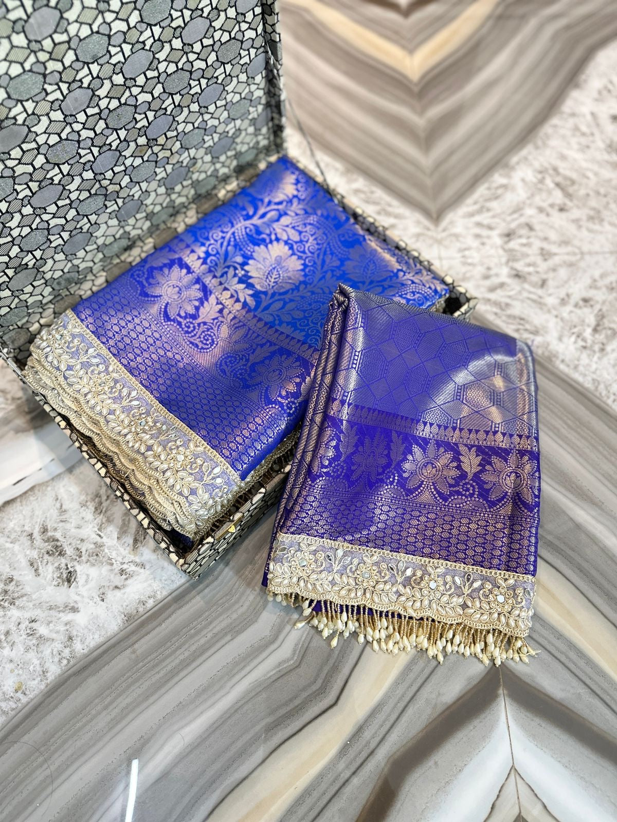 Banarasi katan silk saree