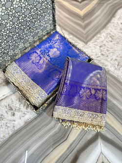Banarasi katan silk saree