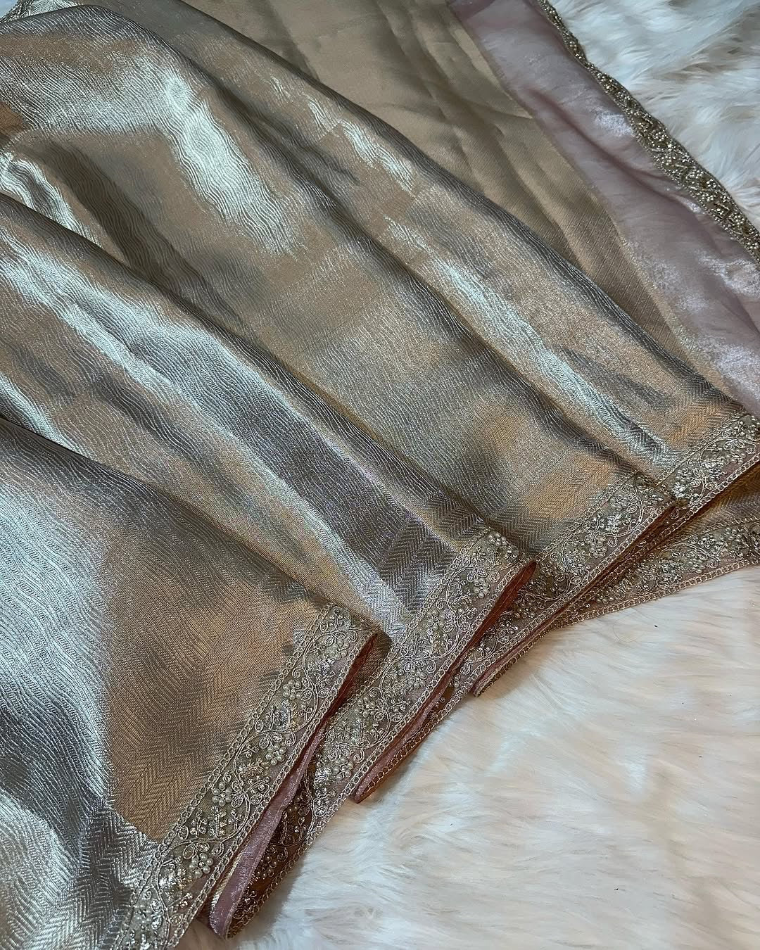 banarasi SOFT KANCHIPURAM TISSUE SILK