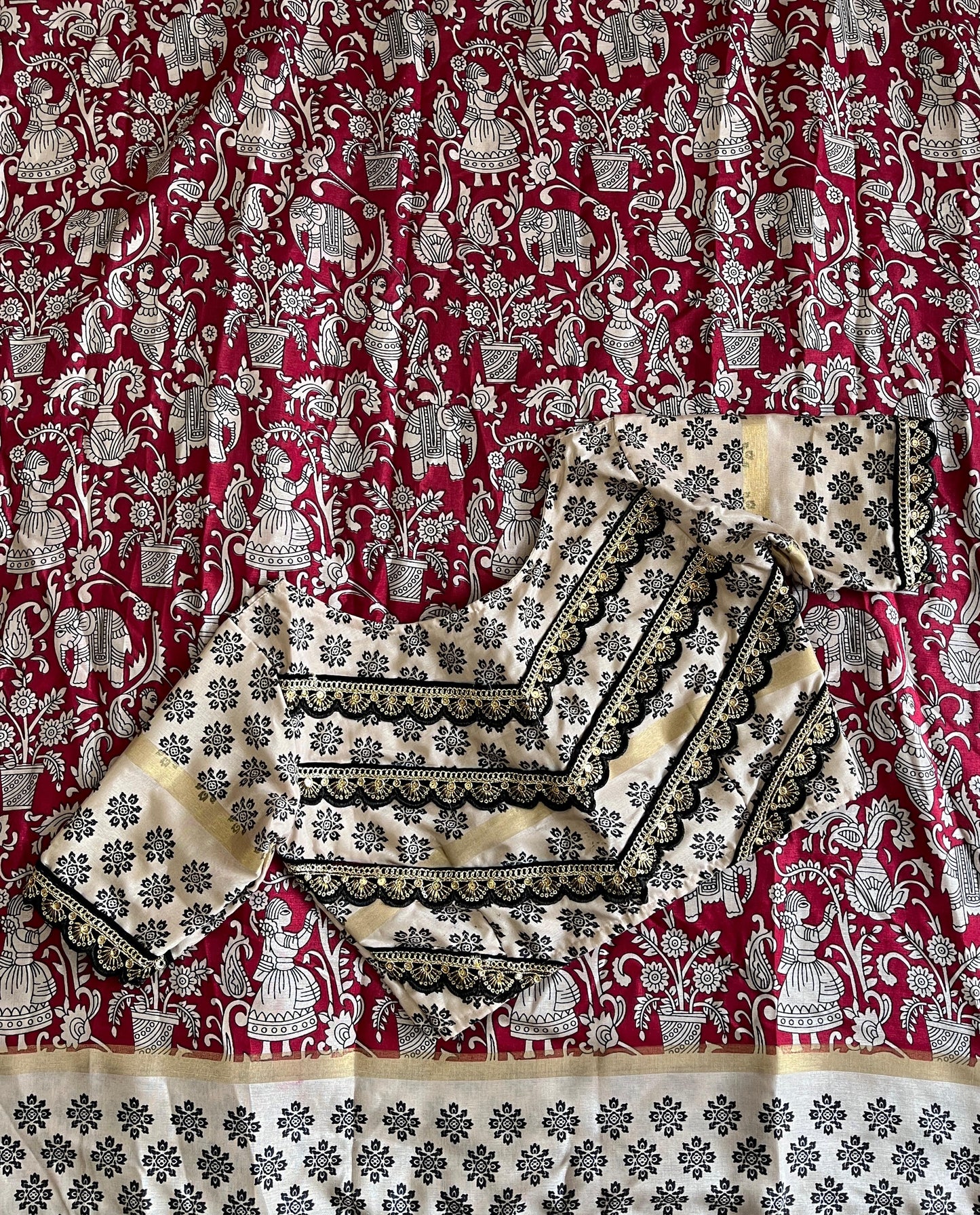Pure Blooming silk georgette saree