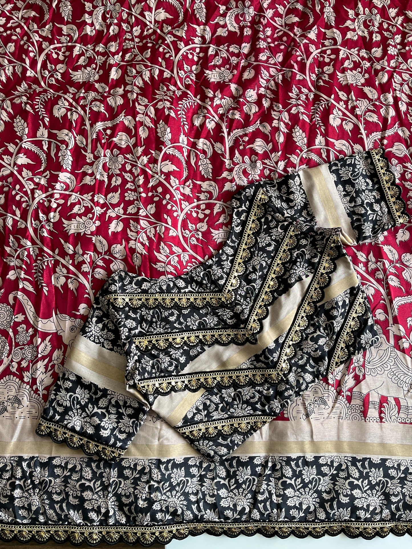 Pure Blooming silk georgette saree