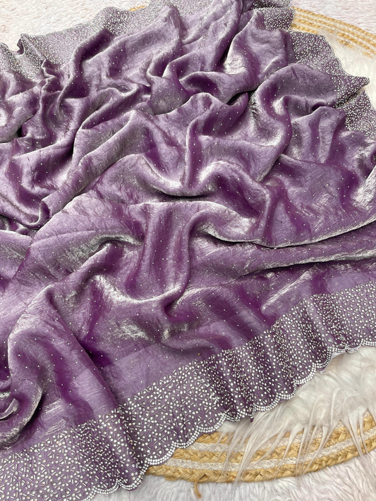 Space silk saree