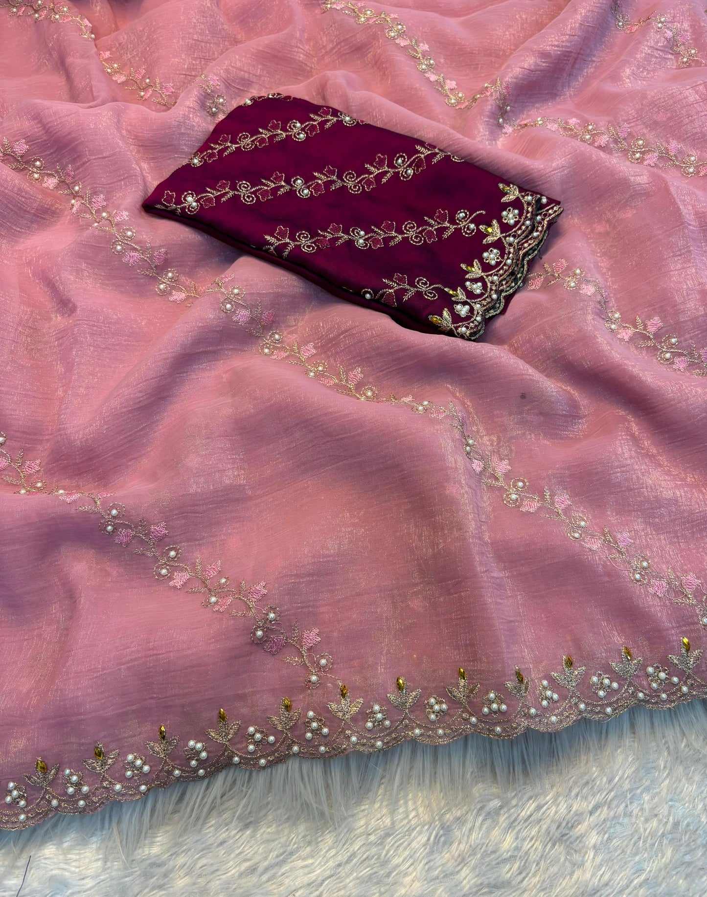 Soft crunchy saree