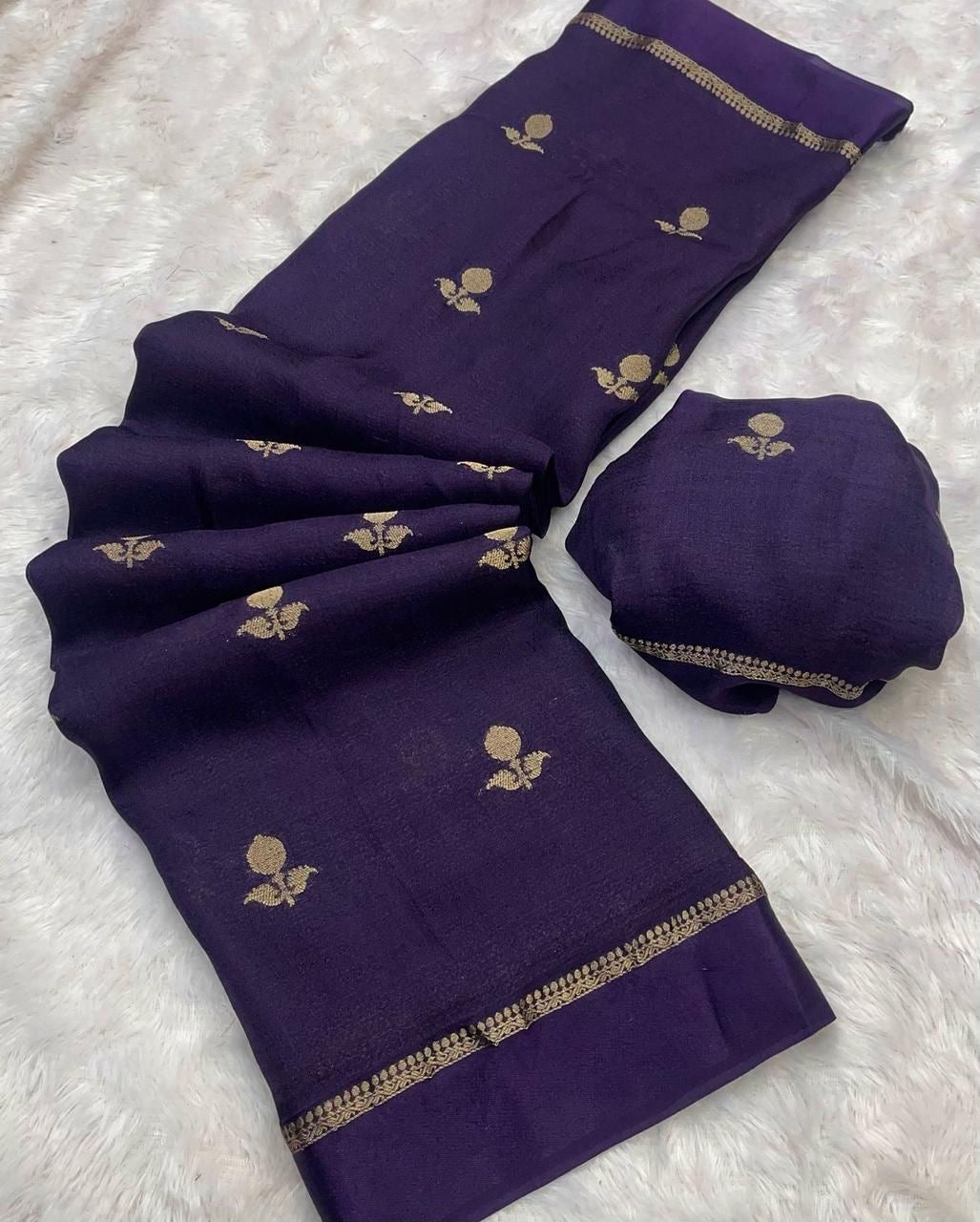Pure soft Viscose Khadi silk fabric