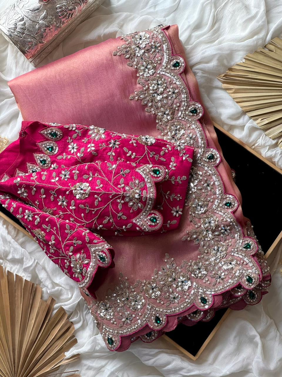 Premium tissue silk saree