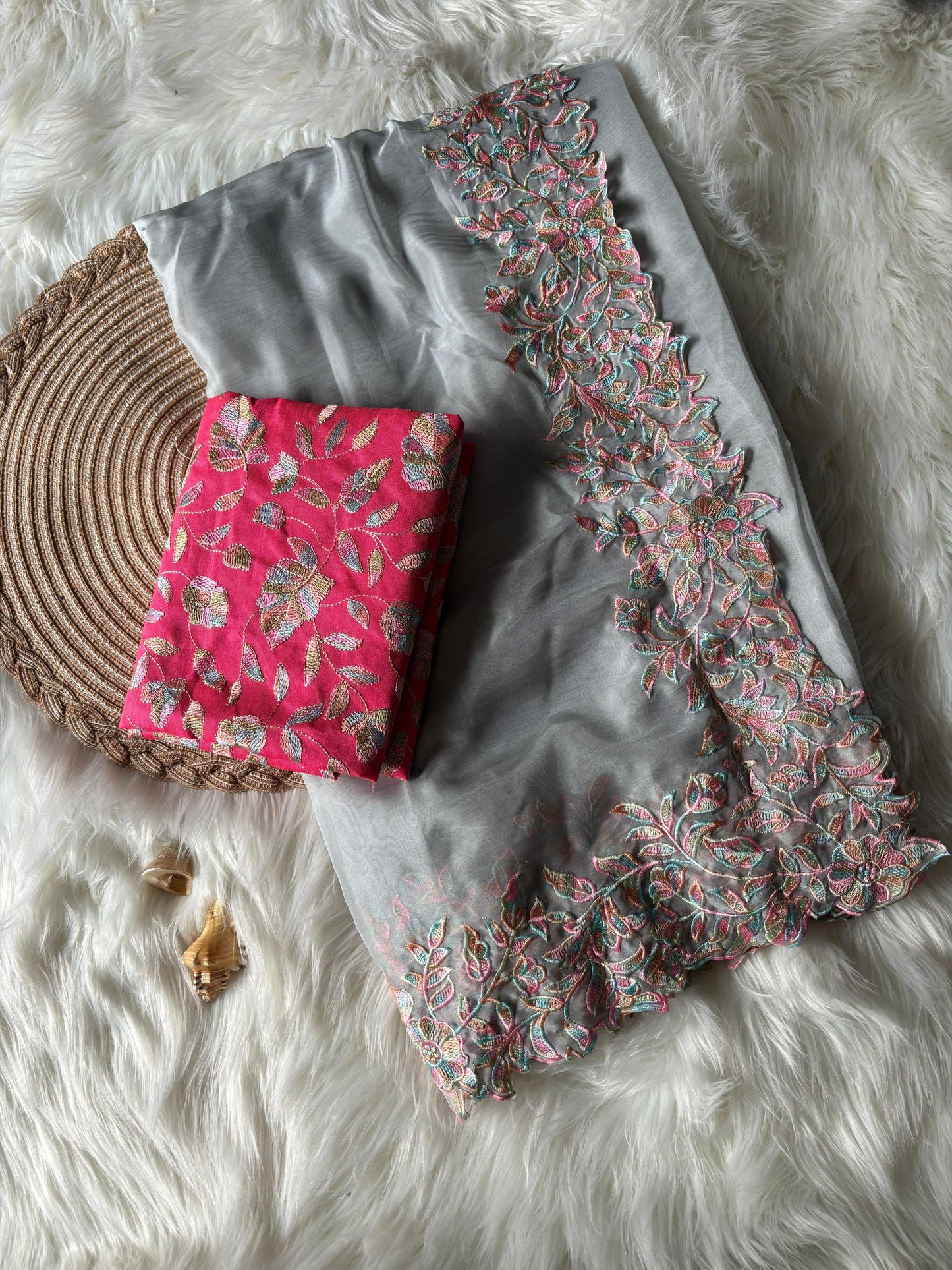 Tabby silk saree