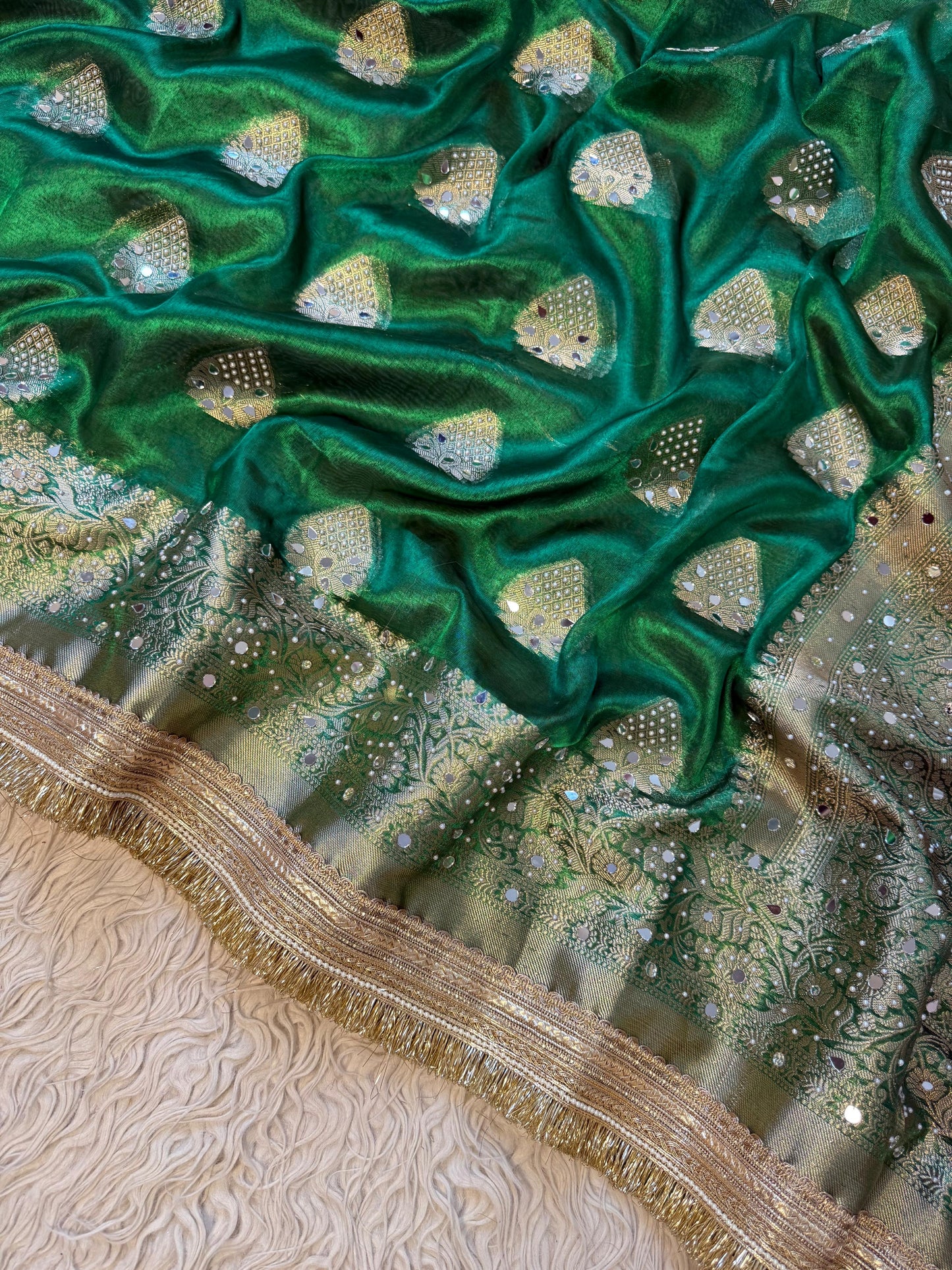 Banarasi maharani tissue saree