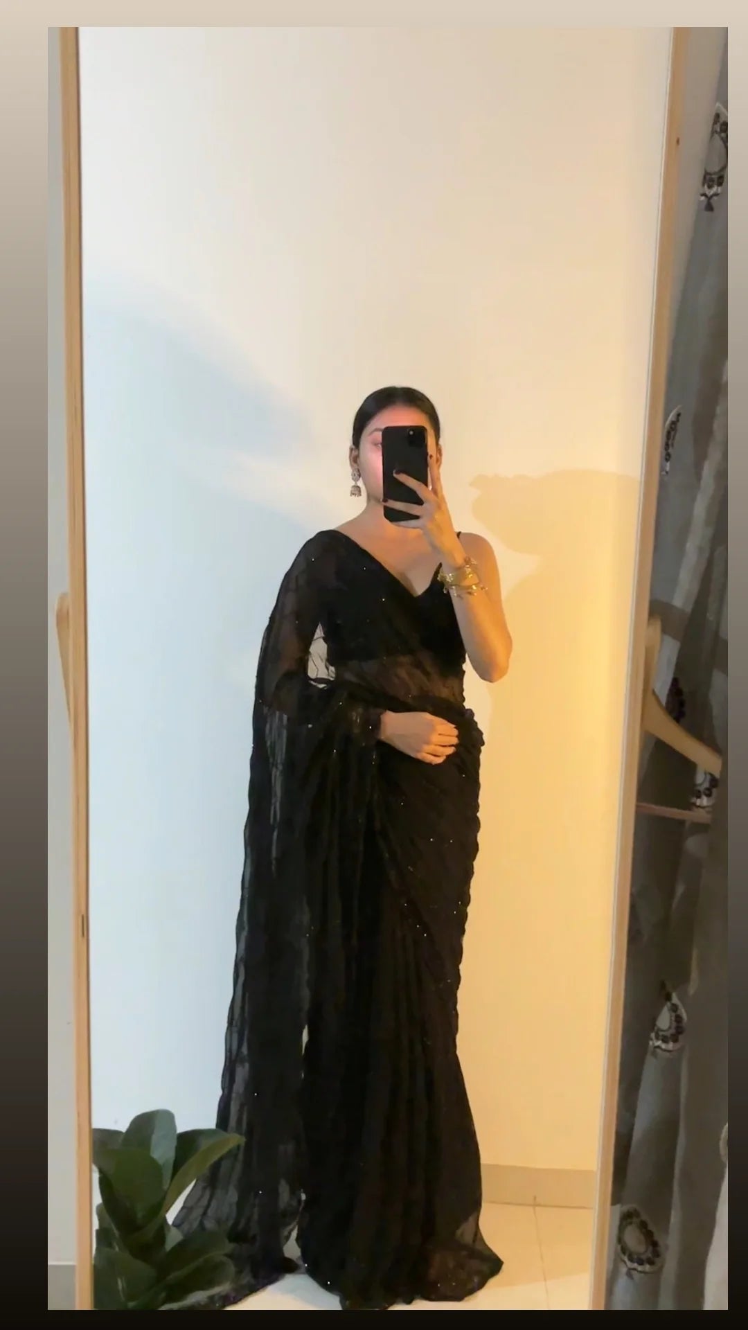Faux Georgette saree