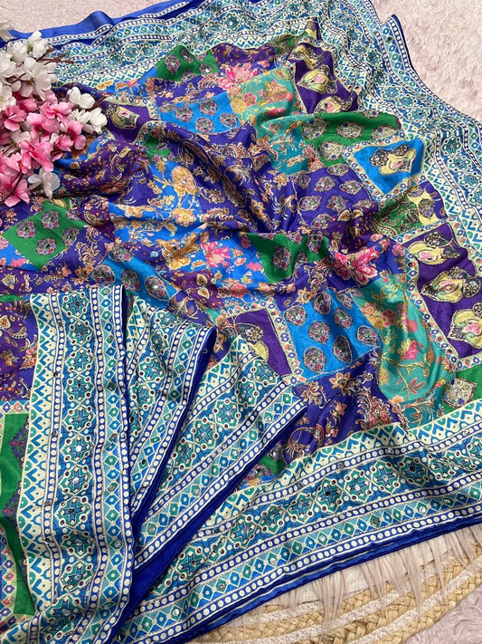 Soft Chinnon with beautiful print