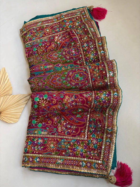 Pure viscous soft fabric  saree