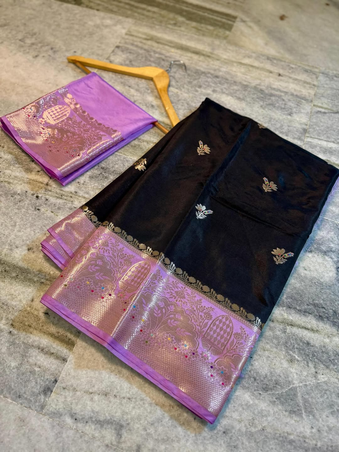 Banarasi katan silk saree