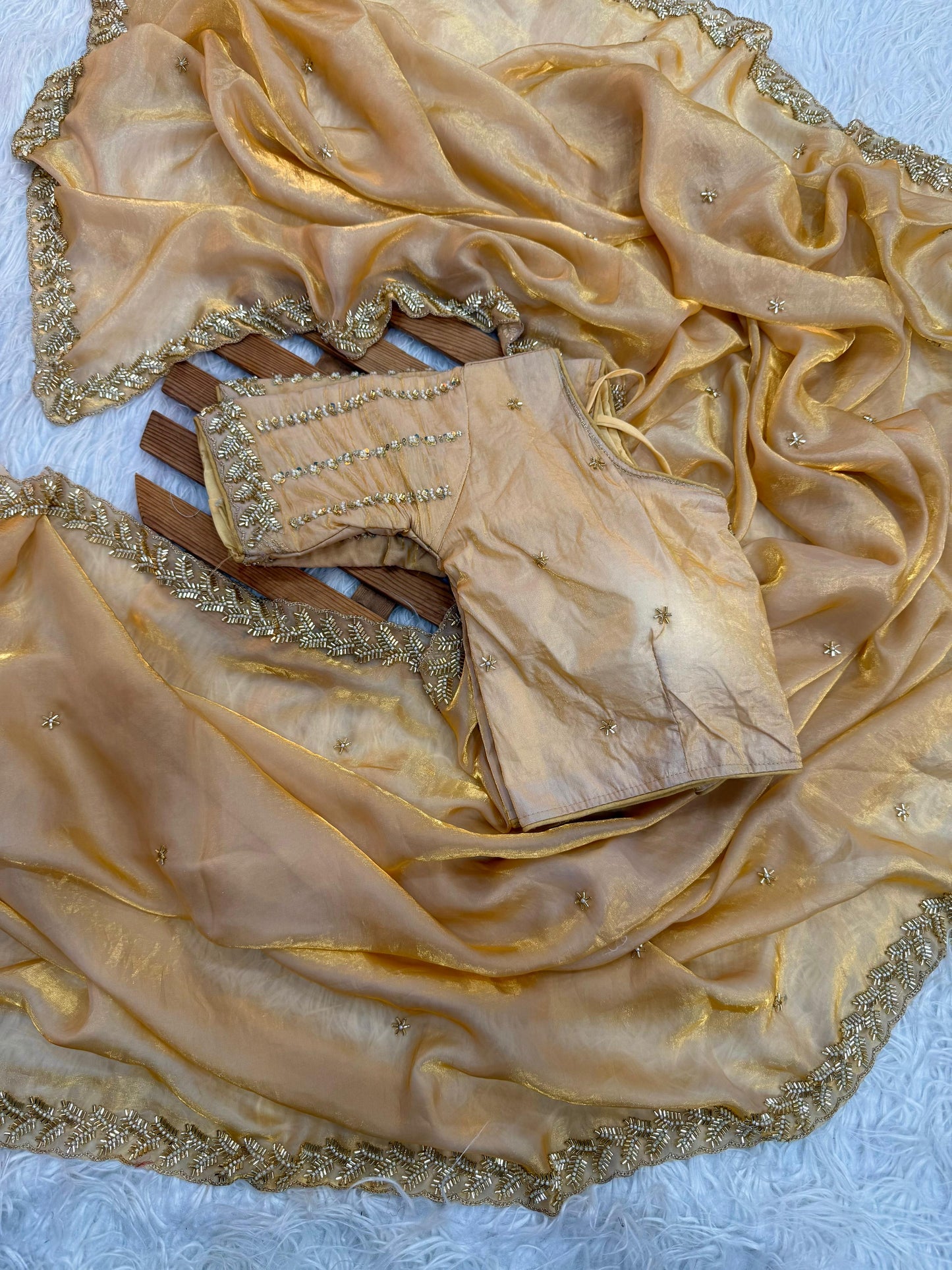 Space silk saree
