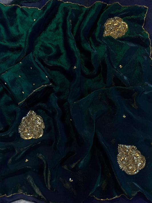 Satin space silk