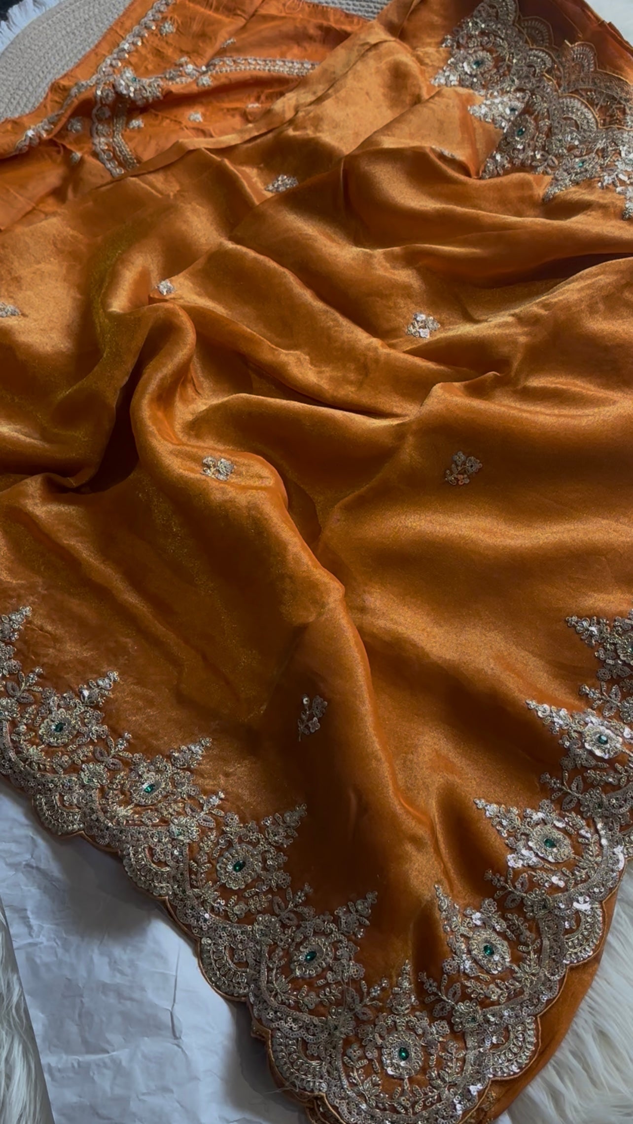 Premium Tissue organza saree