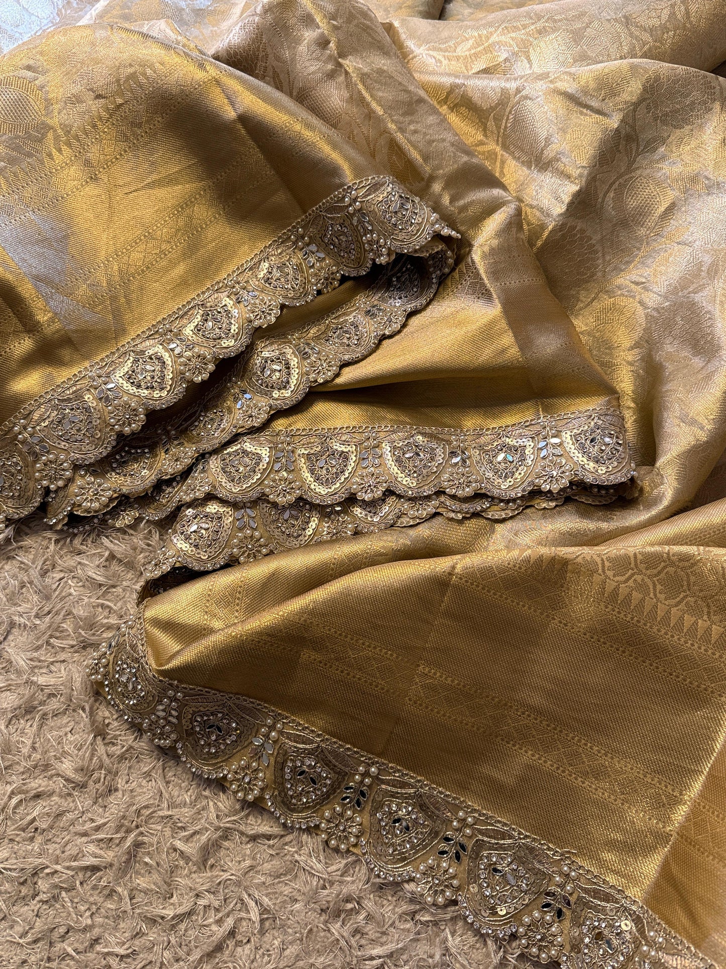 Premium Kanjivaram Katan Tissue Silk Saree
