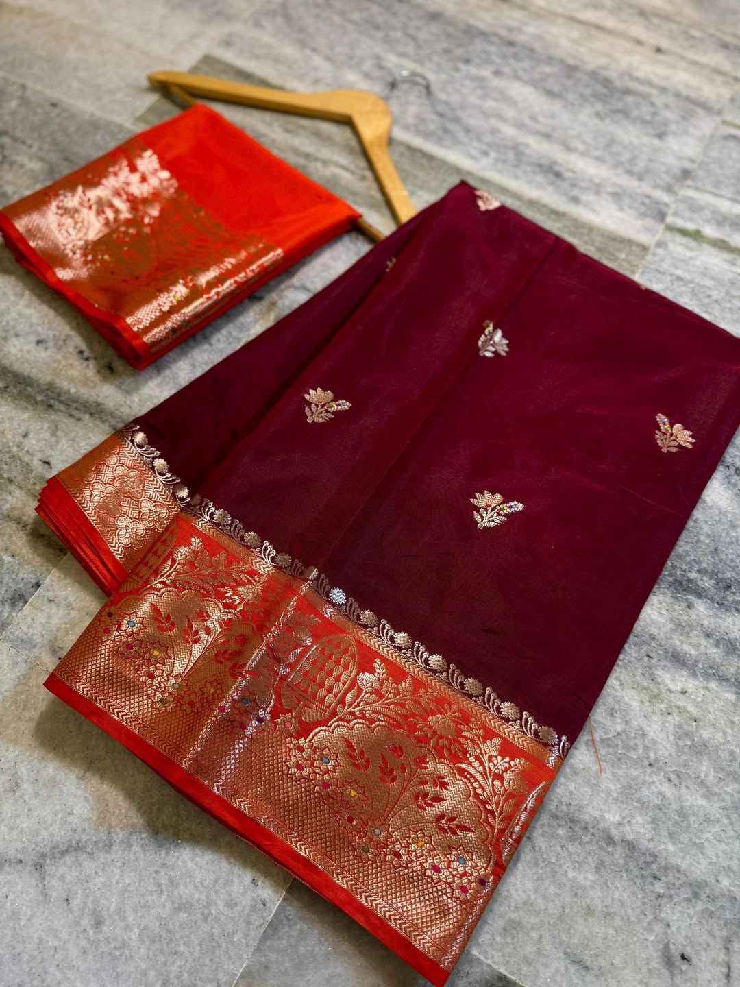 Banarasi katan silk saree