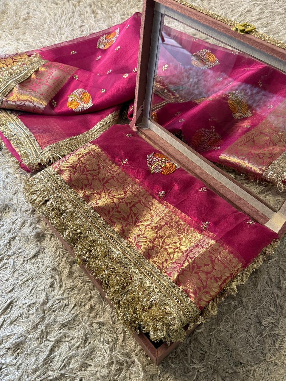 Tissue silk saree