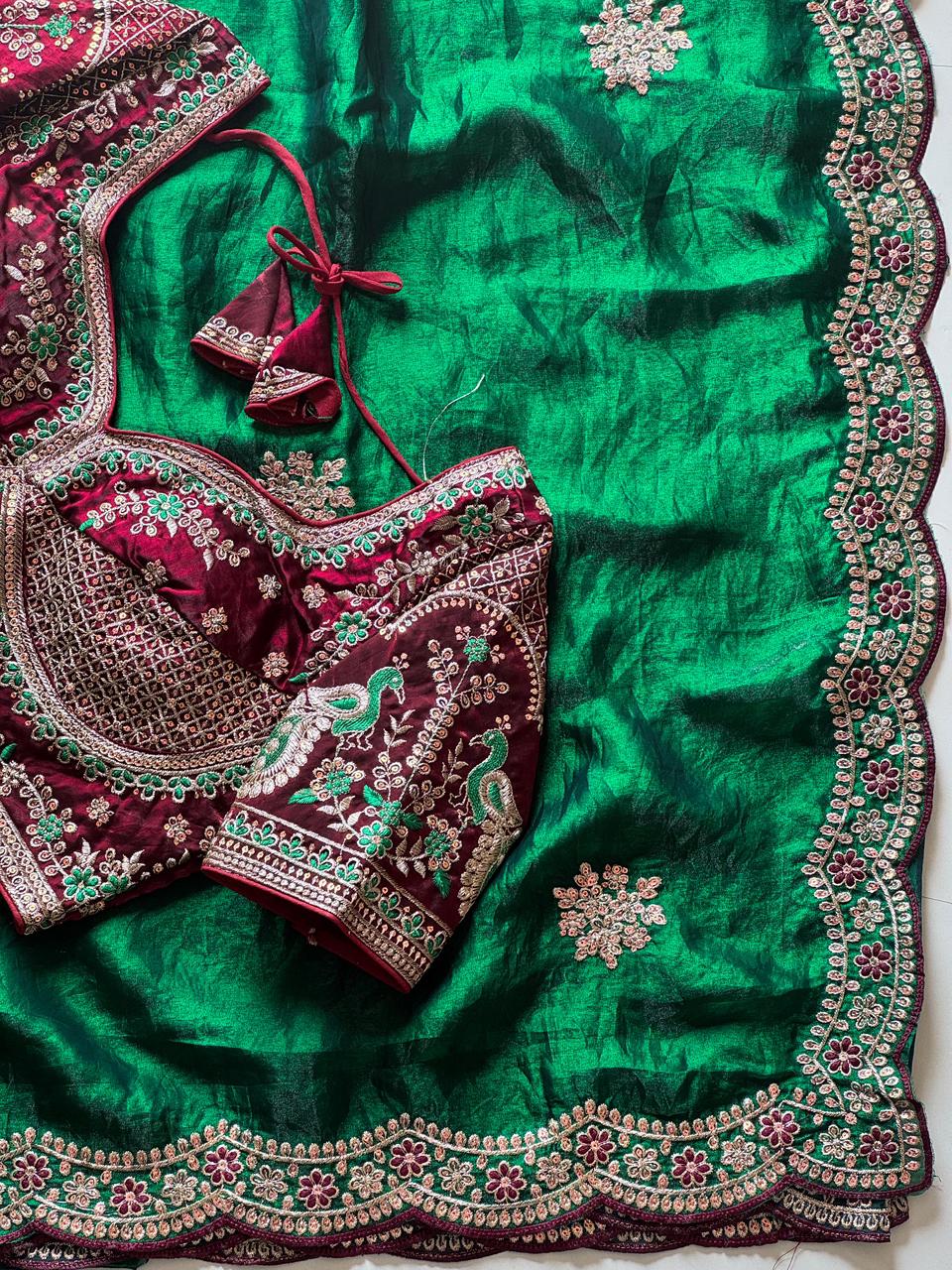 Premium space silk saree