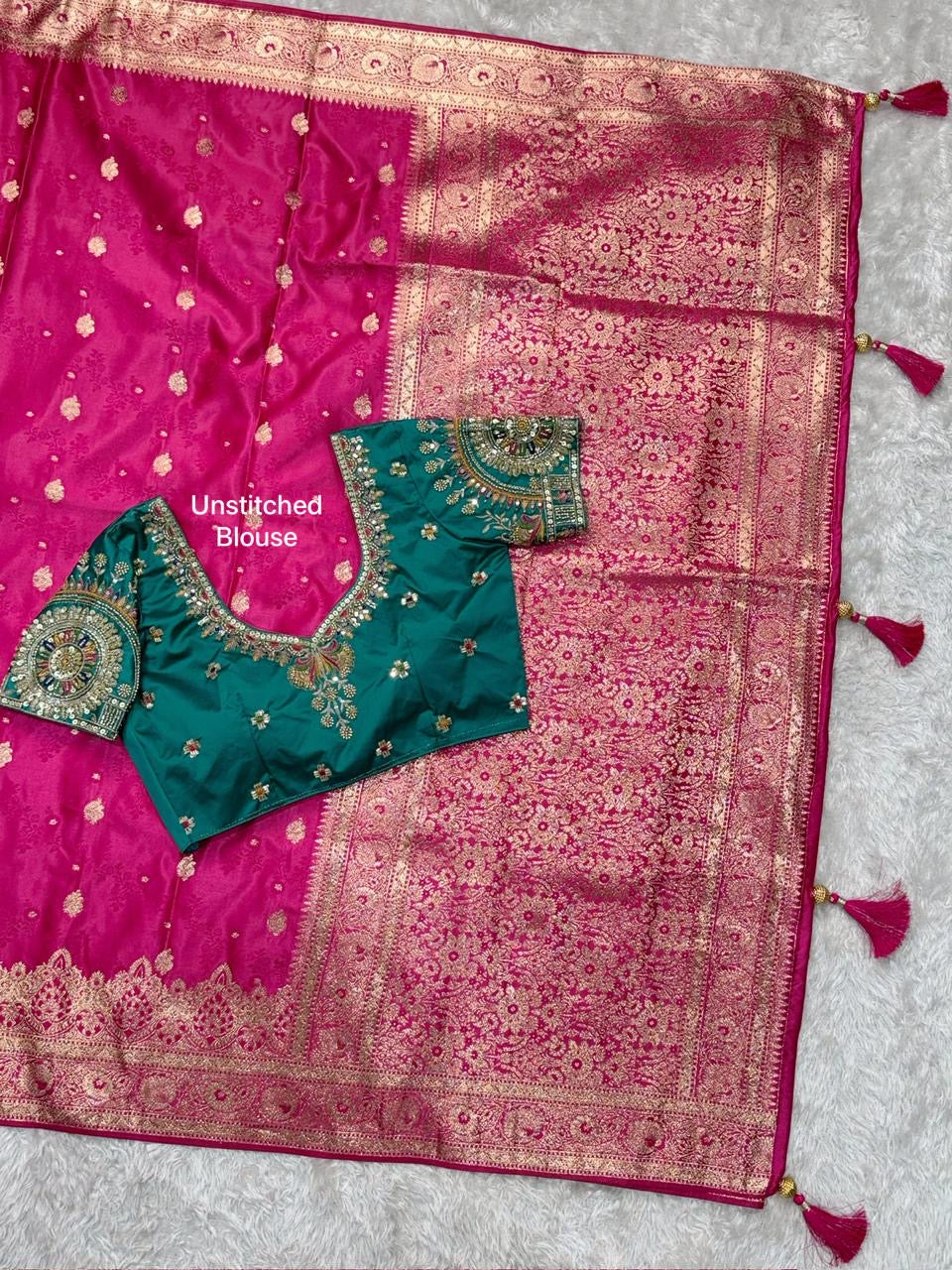Banarasi satin silk saree