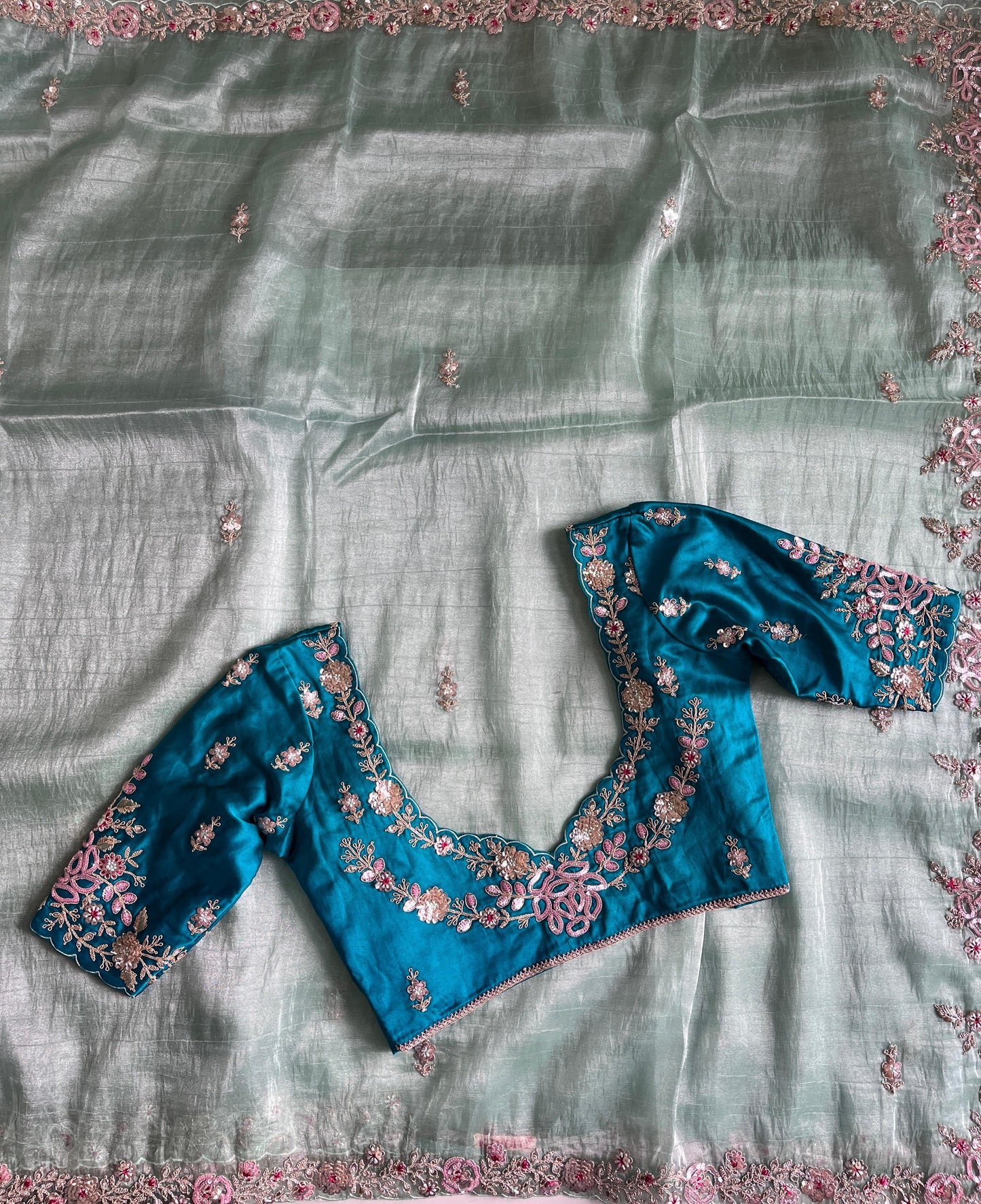 Pure banarasi tissue saree
