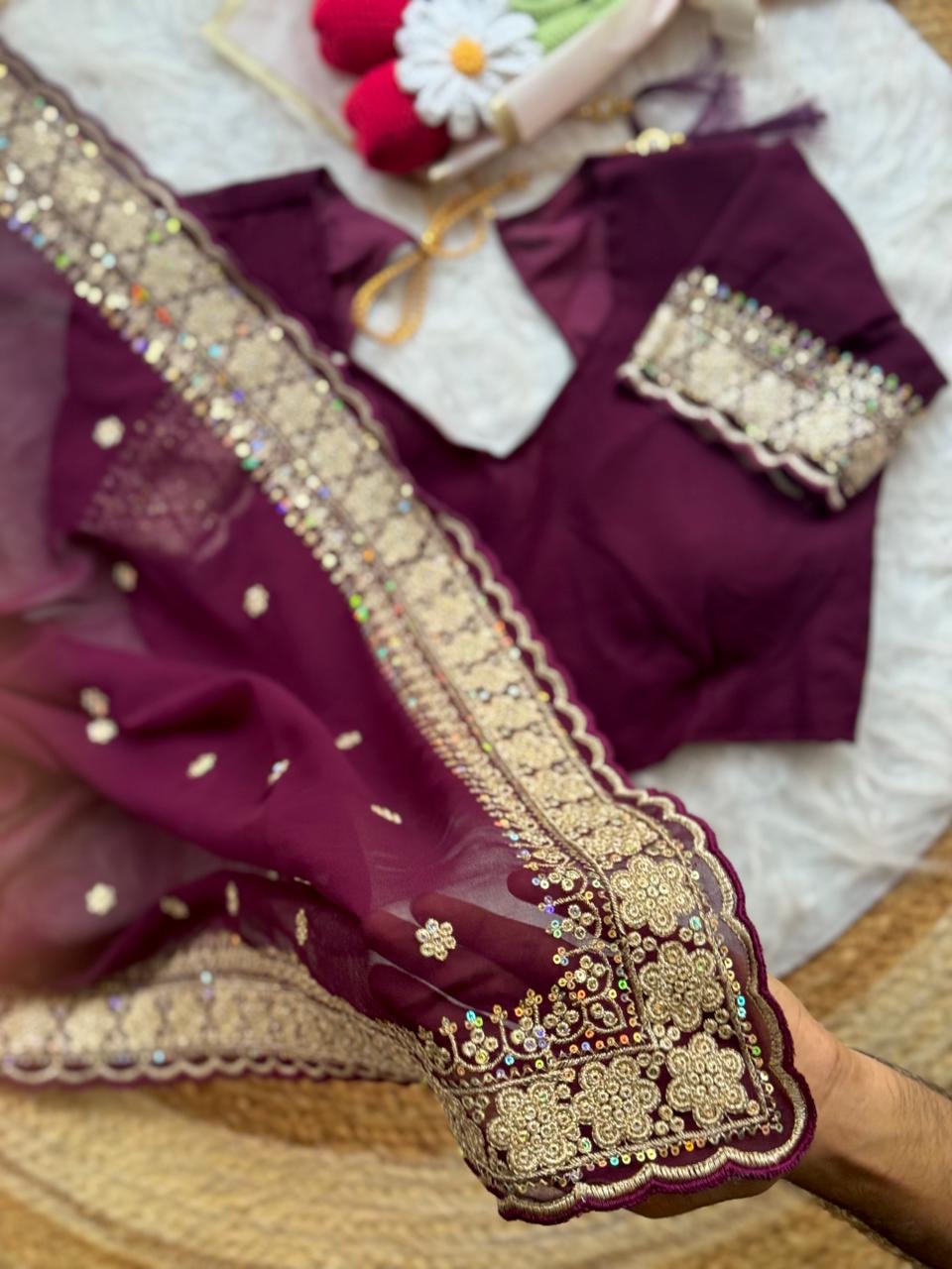 Soft Georgette saree