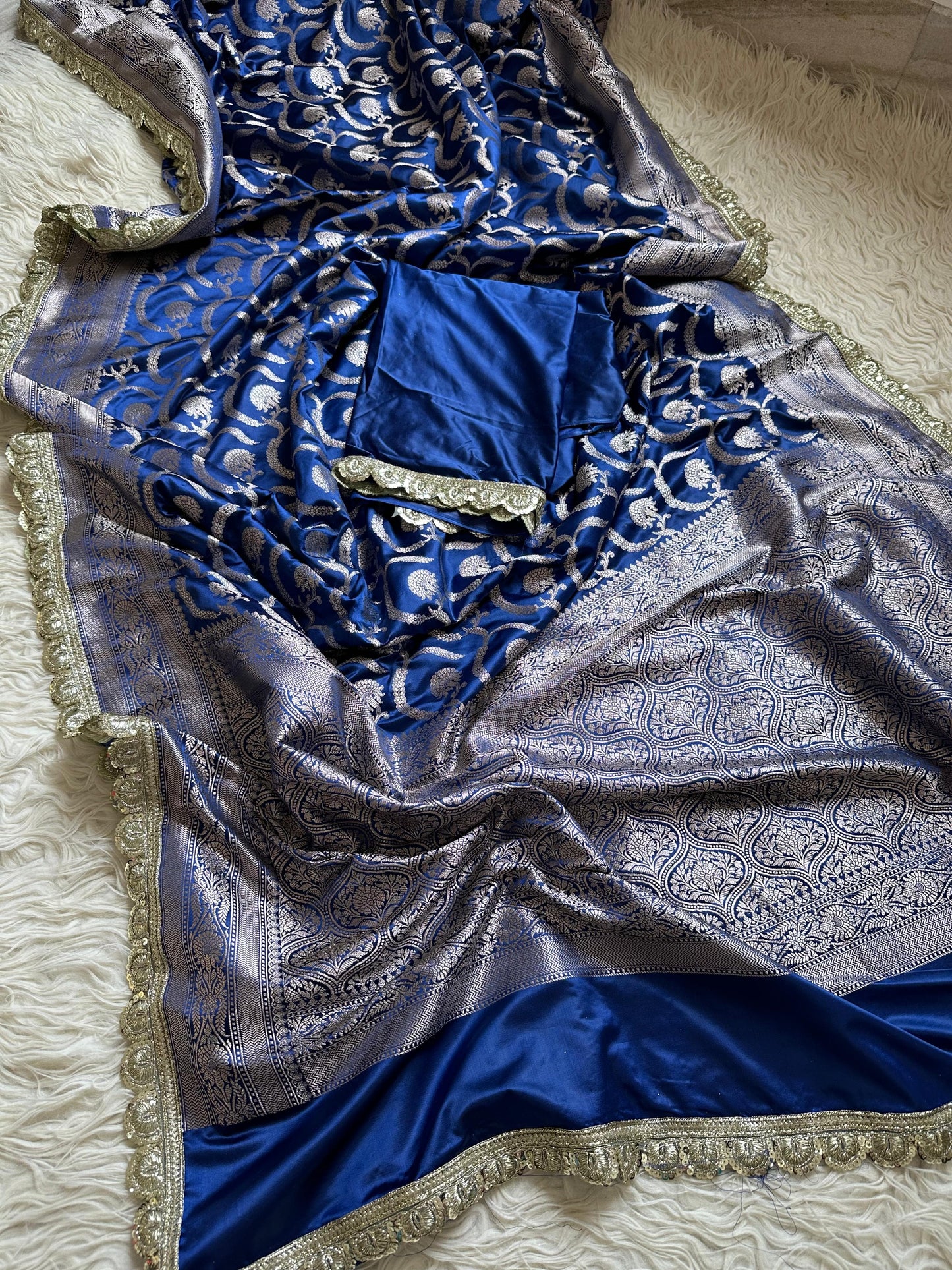 Banarasi mashru silk saree