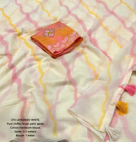 Pure chiffon saree