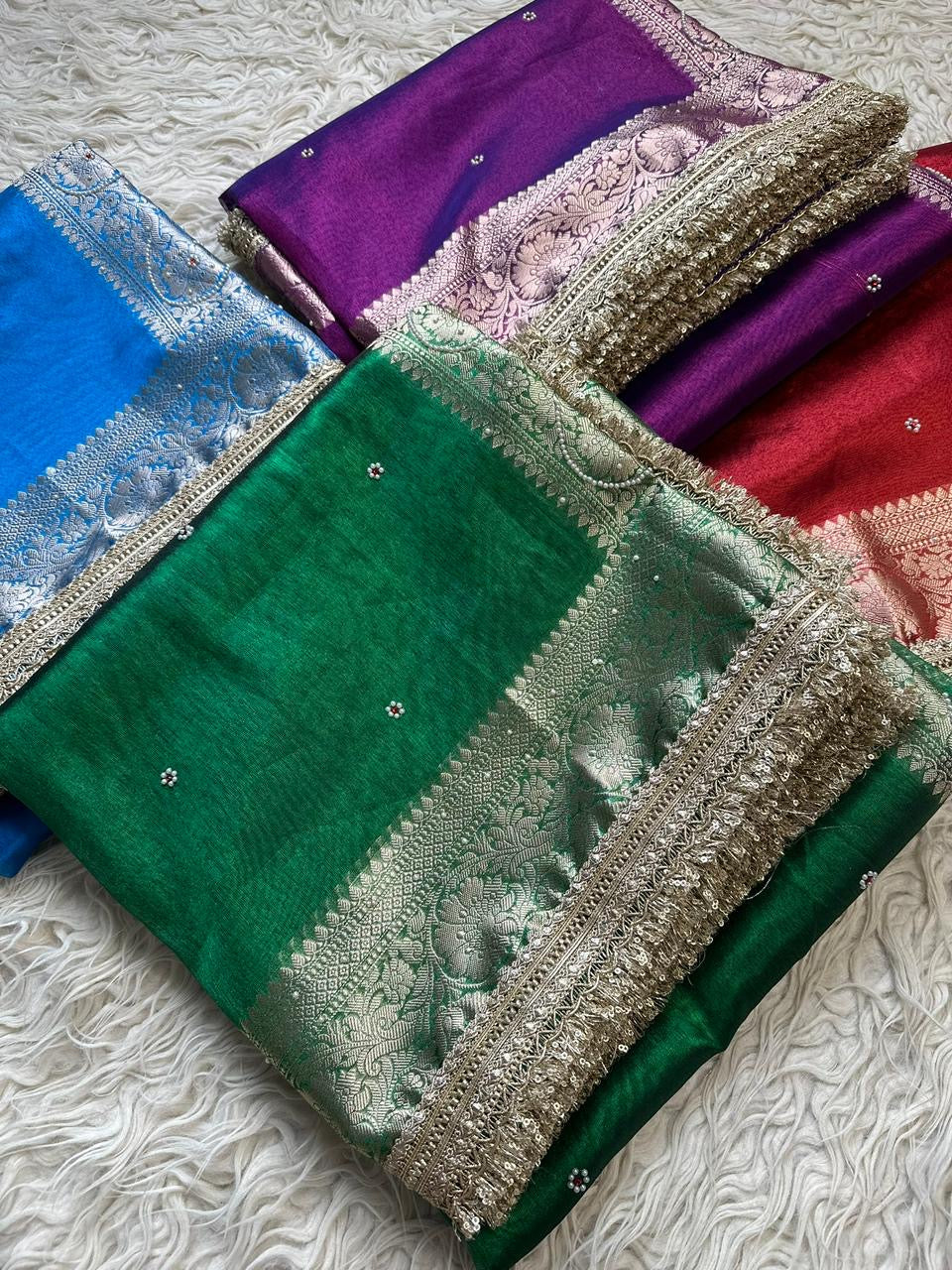 Banarasi maharani tissue saree