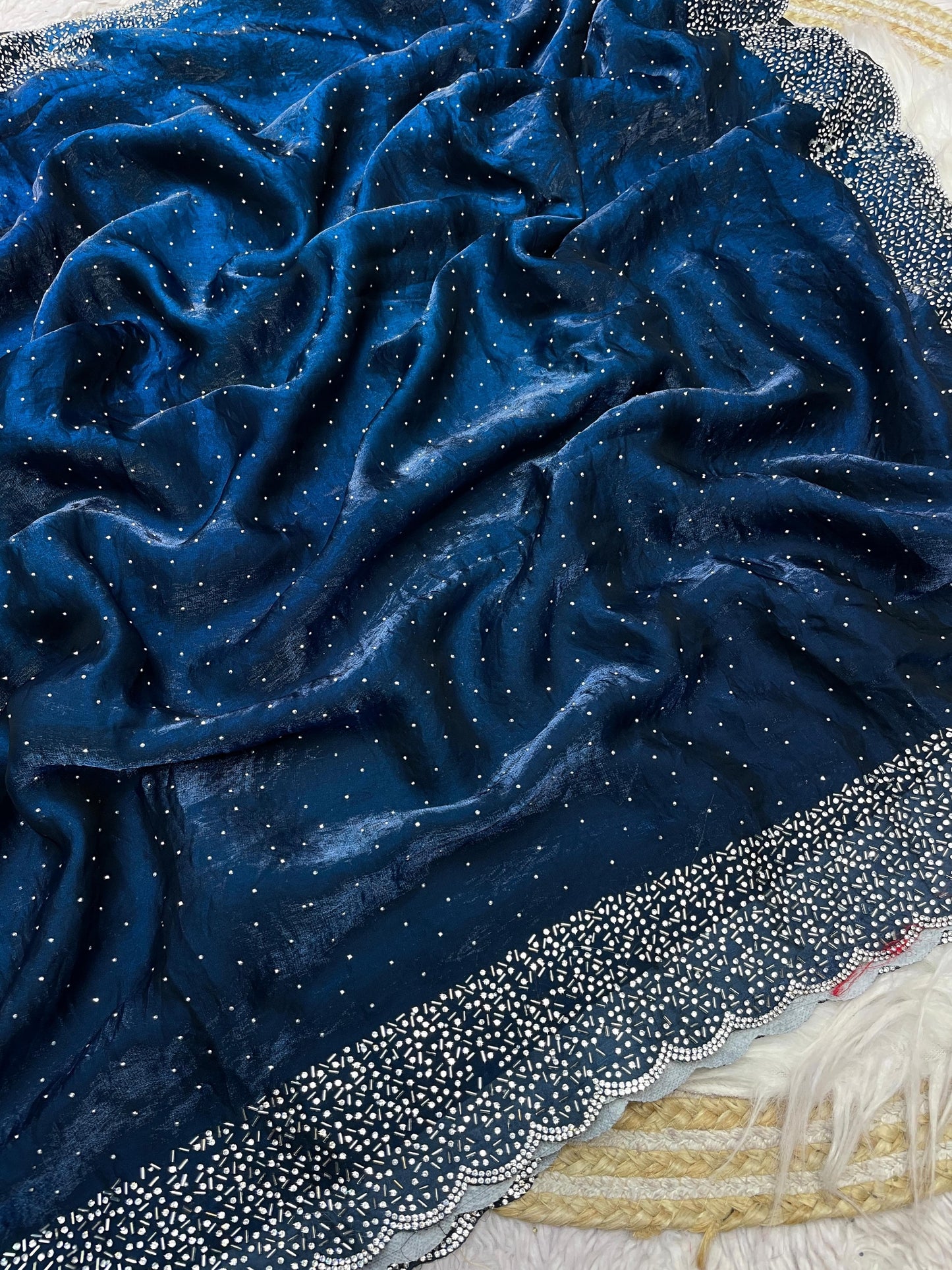 Space silk saree