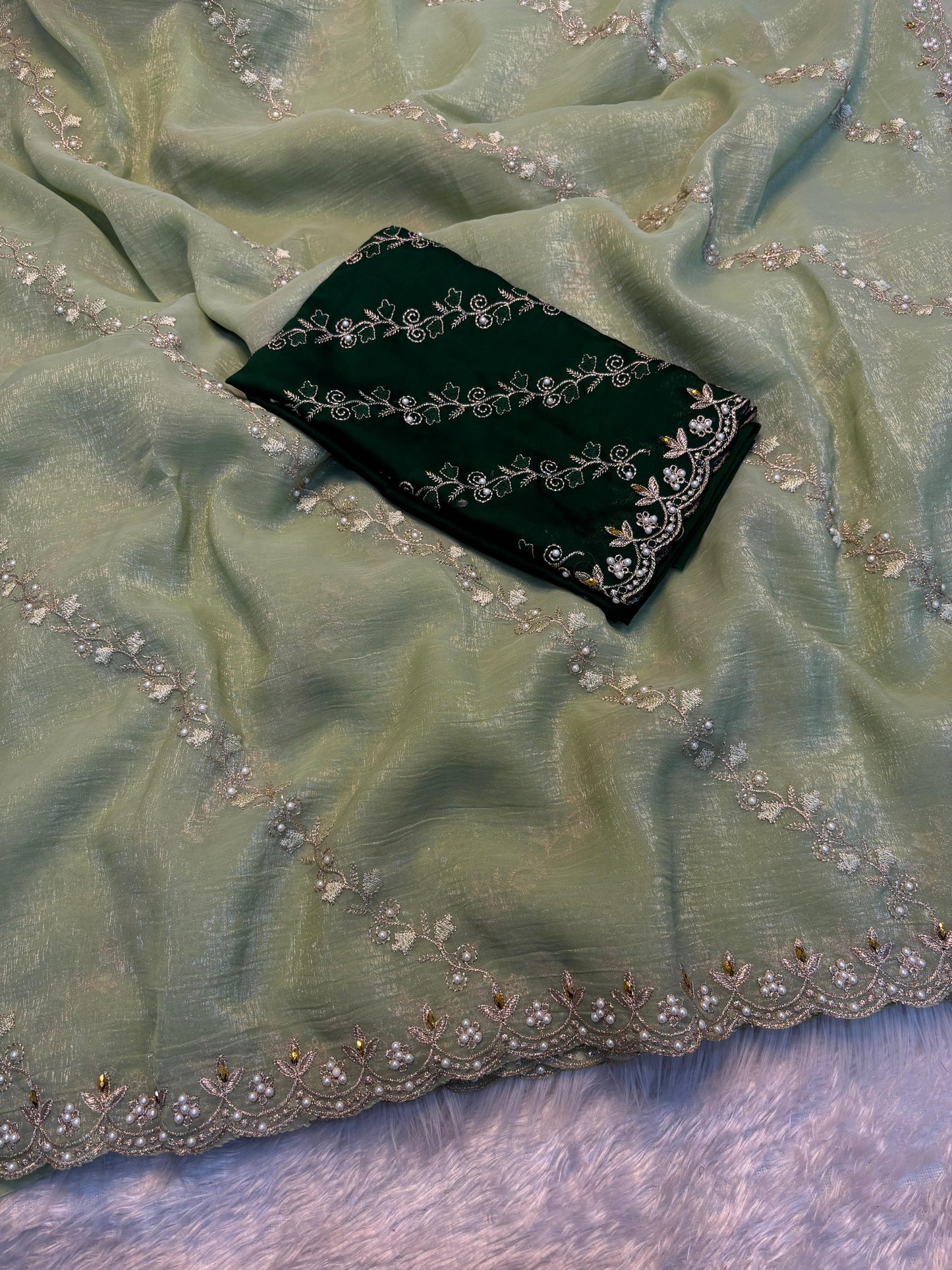 Soft crunchy saree