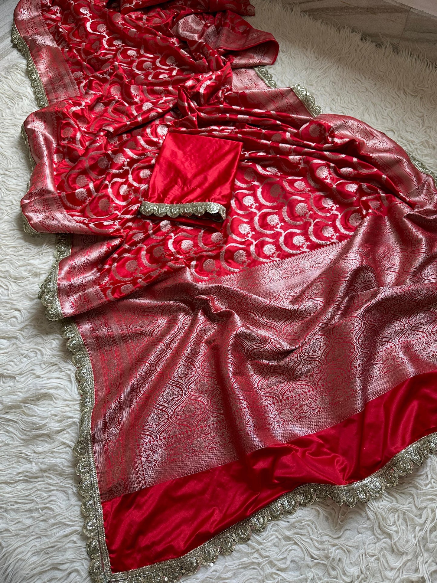 Banarasi mashru silk saree