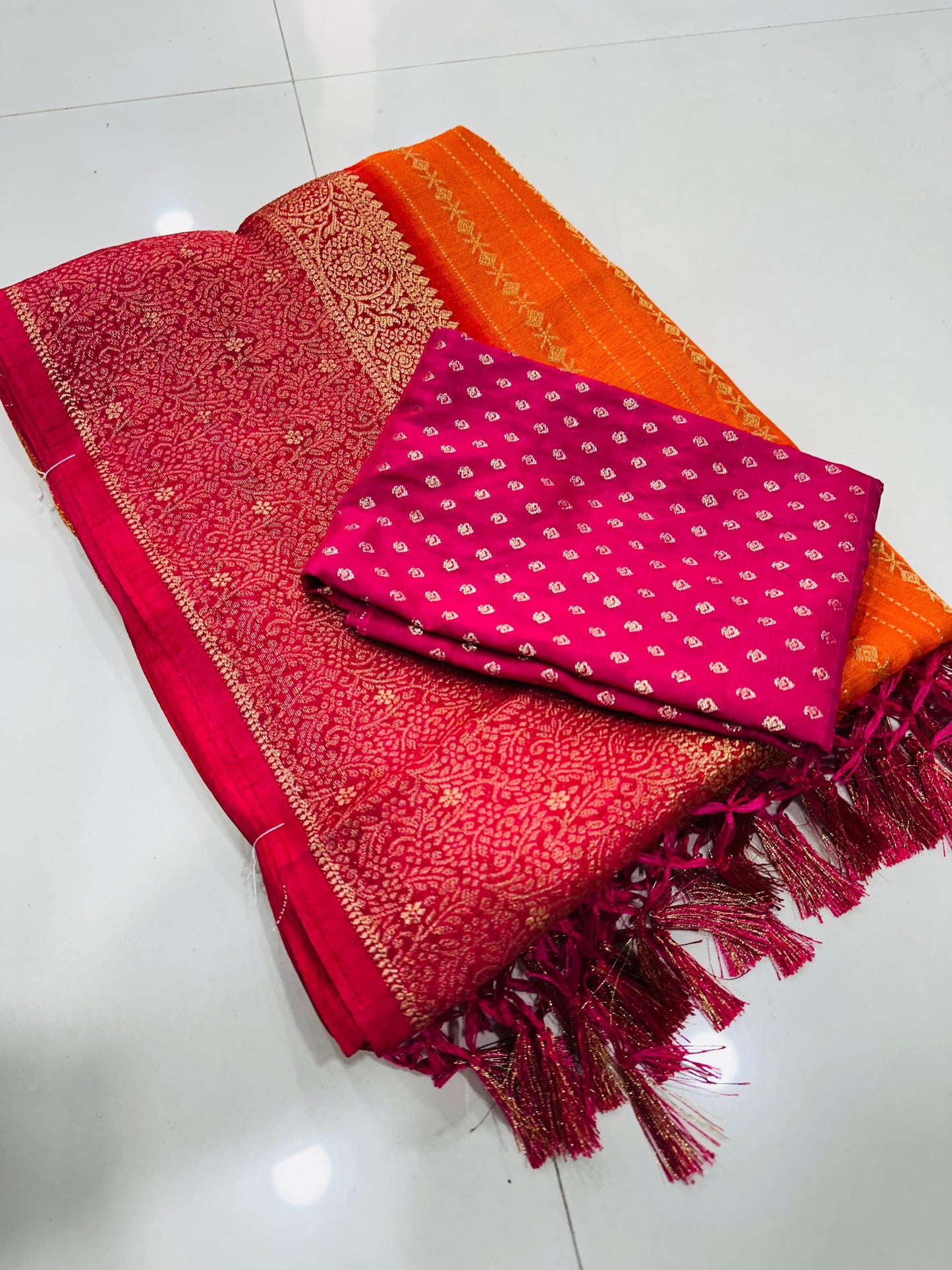 Semi dola saree