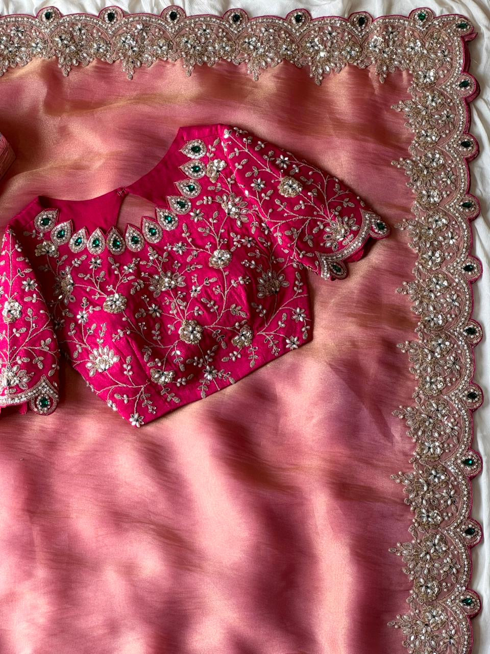 Premium tissue silk saree