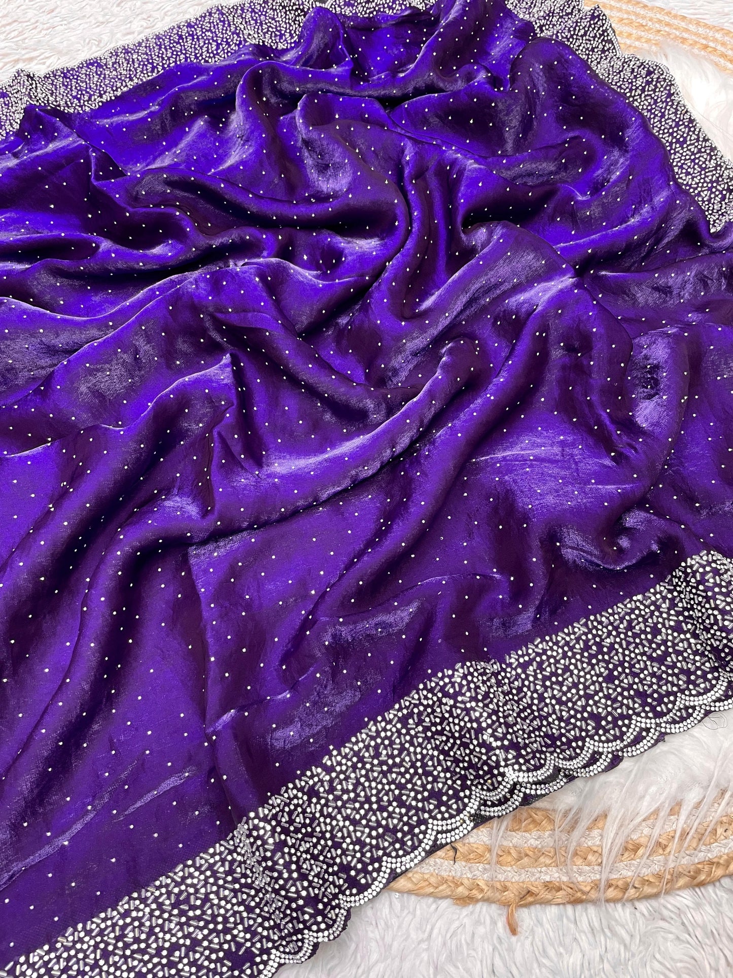 Space silk saree