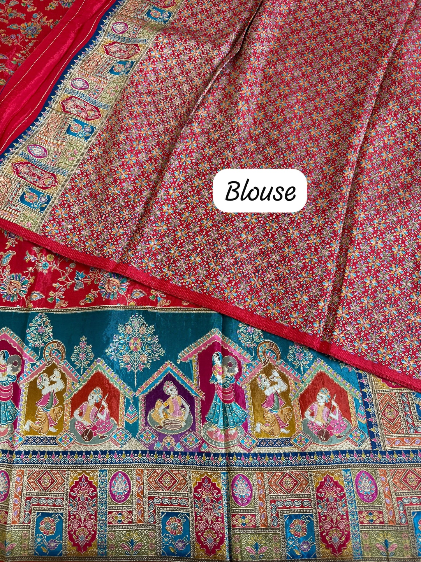 Pure viscose silk saree