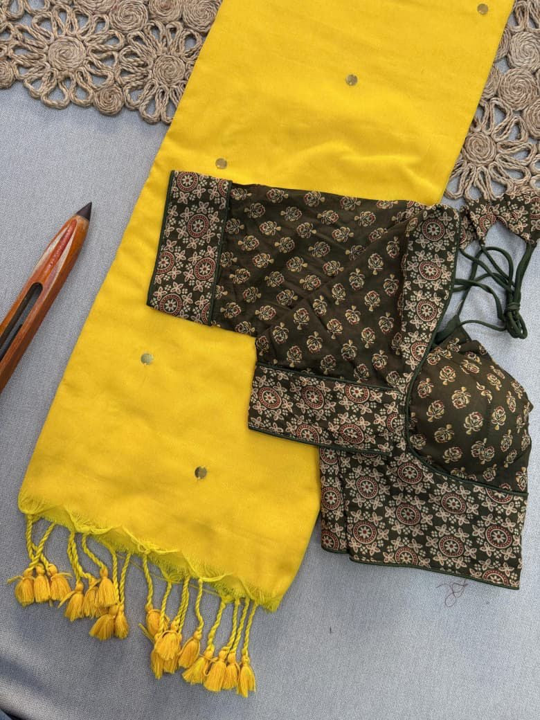 KHADI COTTON With Gini Work