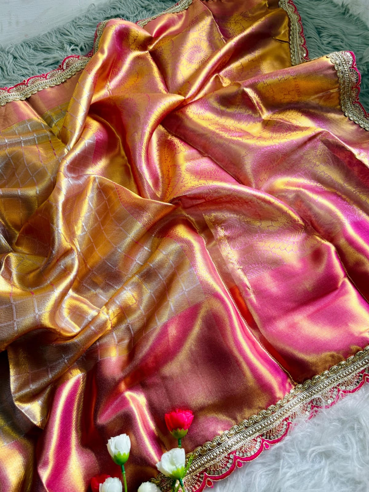 Tissue silk saree