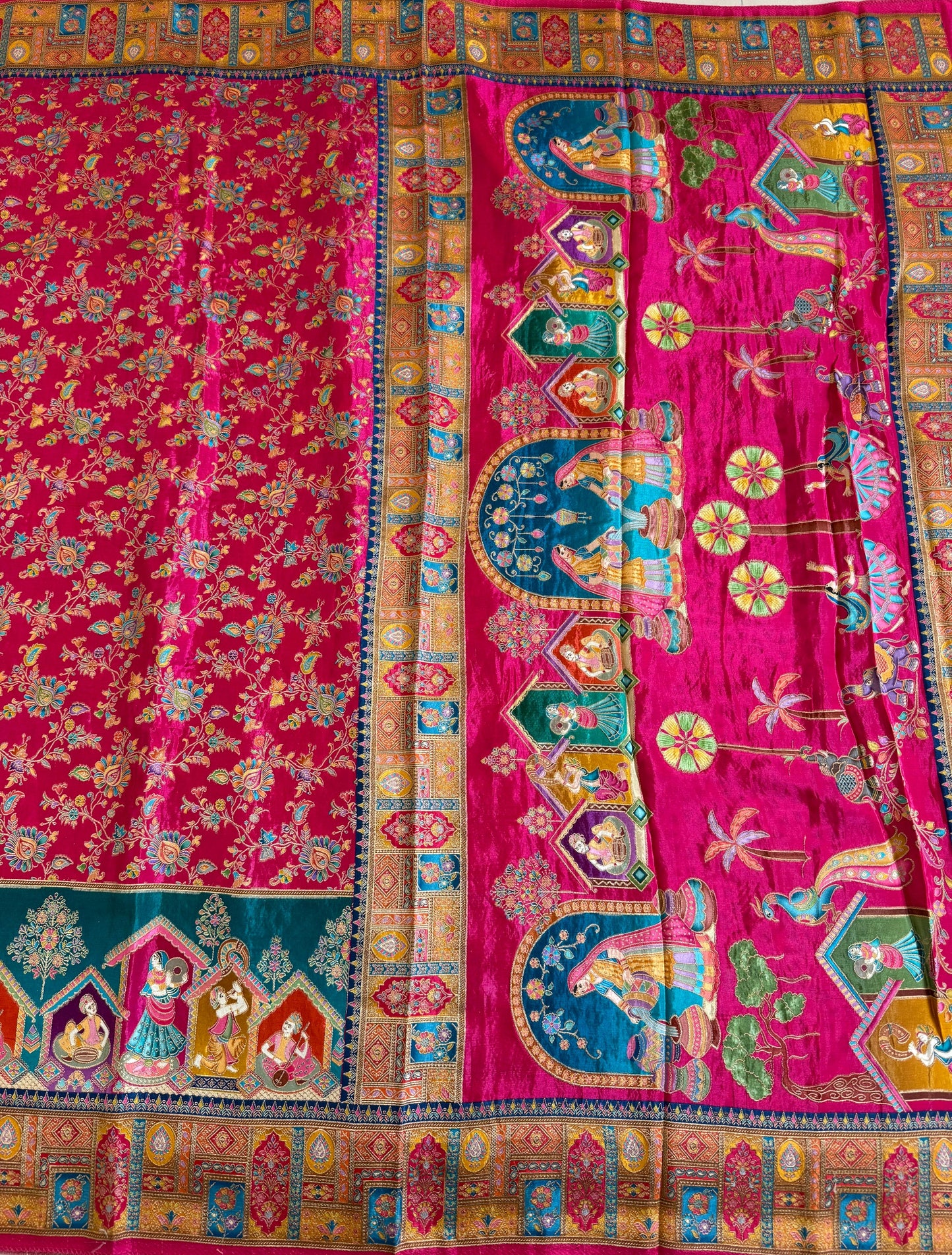 Pure viscose silk saree