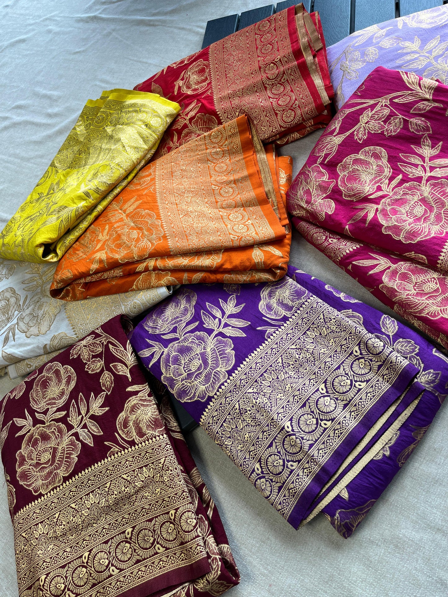 Soft khadi Georgette Silk Saree
